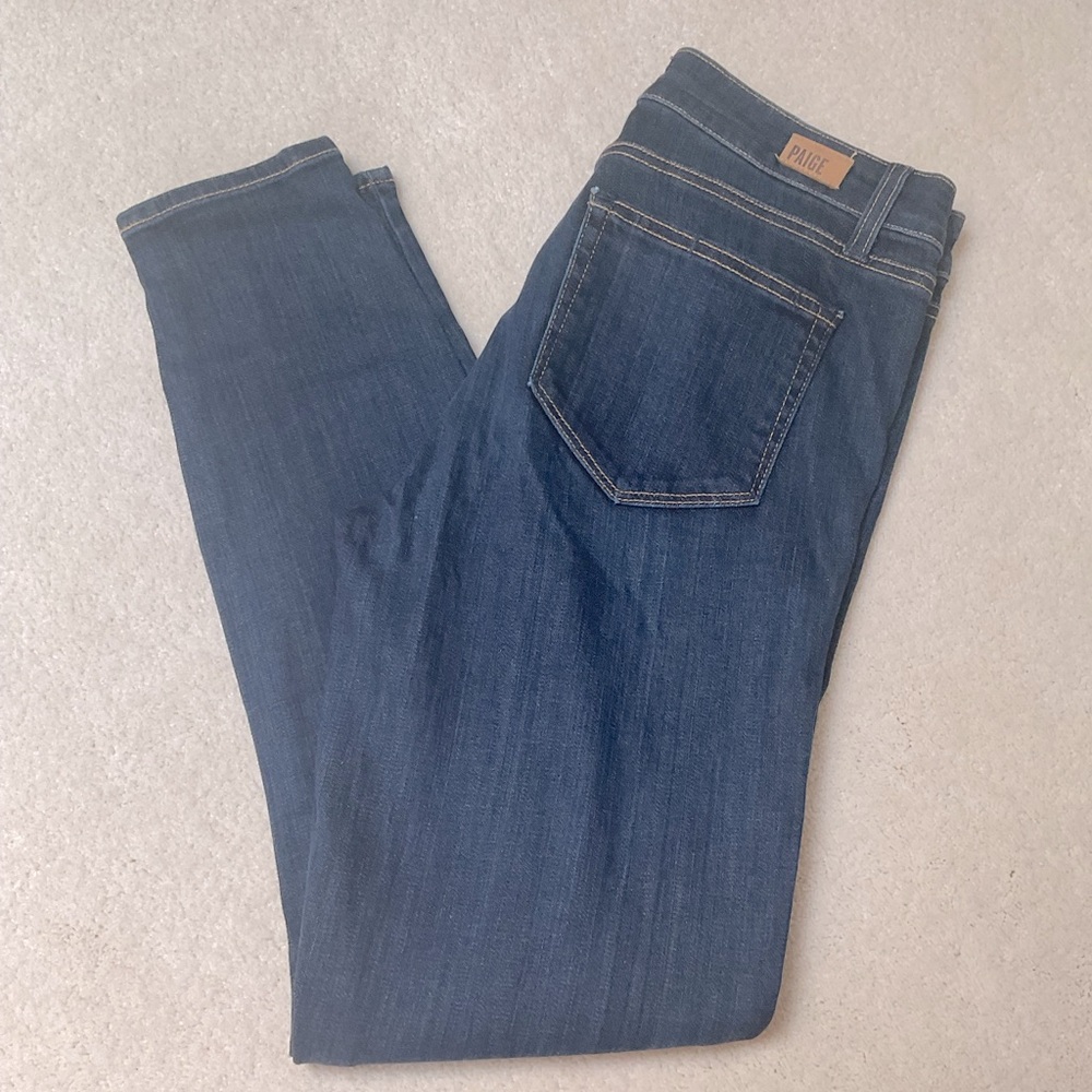 PAIGE Hoxton Ankle Skinny Jeans, EUC